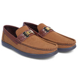 Elegant Brown Suede Loafers